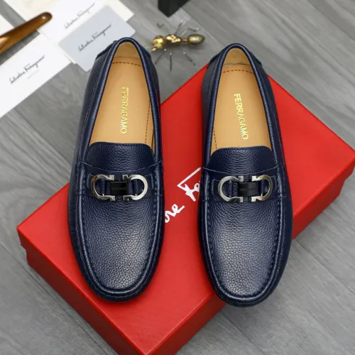 Salvatore Ferragamo Leather Shoes For Men #1408681 $82.00 USD, Wholesale Replica Salvatore Ferragamo Leather Shoes