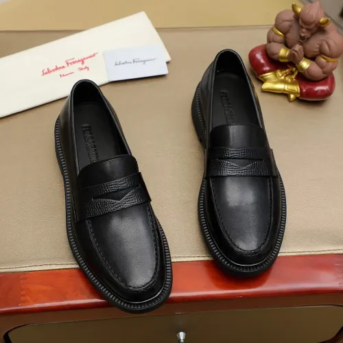 Salvatore Ferragamo Leather Shoes For Men #1408696 $88.00 USD, Wholesale Replica Salvatore Ferragamo Leather Shoes