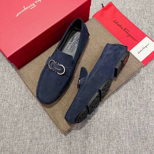 Salvatore Ferragamo Leather Shoes For Men #1408697 $80.00 USD, Wholesale Replica Salvatore Ferragamo Leather Shoes
