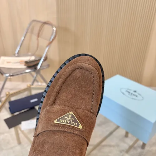 Replica Prada Leather Shoes For Men #1408710 $105.00 USD for Wholesale