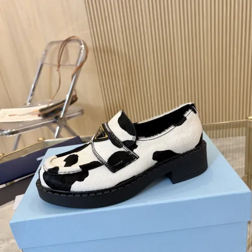 Replica Prada Leather Shoes For Men #1408714 $105.00 USD for Wholesale