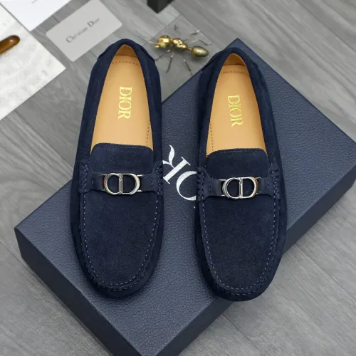 Christian Dior Leather Shoes For Men #1408724 $82.00 USD, Wholesale Replica Christian Dior Leather Shoes