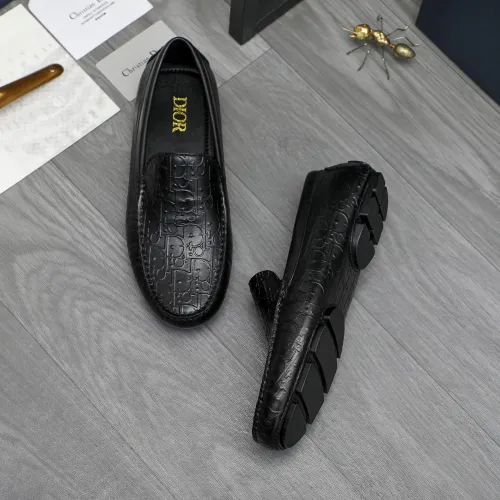 Replica Christian Dior Leather Shoes For Men #1408727 $82.00 USD for Wholesale