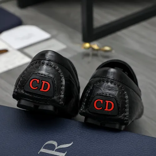 Replica Christian Dior Leather Shoes For Men #1408727 $82.00 USD for Wholesale
