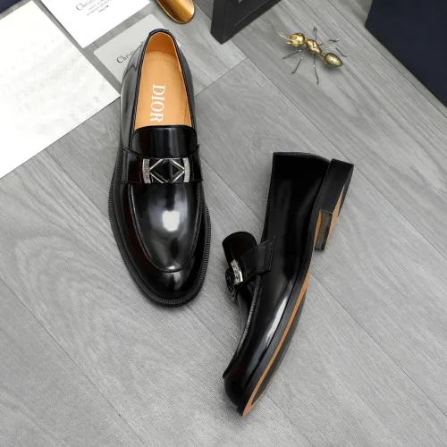 Christian Dior Leather Shoes For Men #1408733 $92.00 USD, Wholesale Replica Christian Dior Leather Shoes