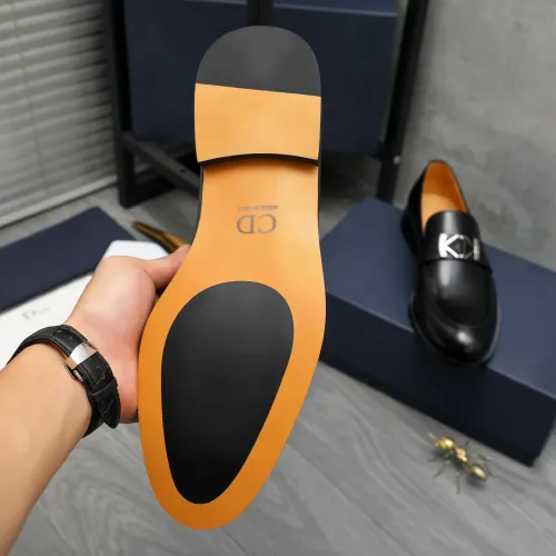 Replica Christian Dior Leather Shoes For Men #1408734 $92.00 USD for Wholesale
