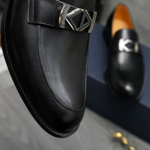 Replica Christian Dior Leather Shoes For Men #1408734 $92.00 USD for Wholesale
