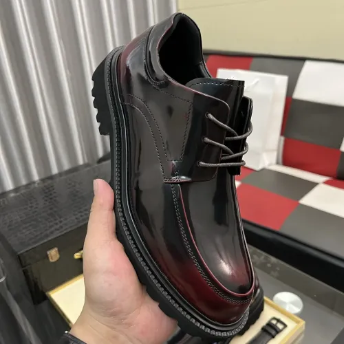 Replica Prada Leather Shoes For Men #1408760 $115.00 USD for Wholesale