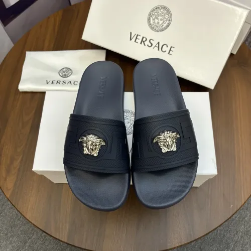 Replica Versace Slippers For Men #1408793 $48.00 USD for Wholesale