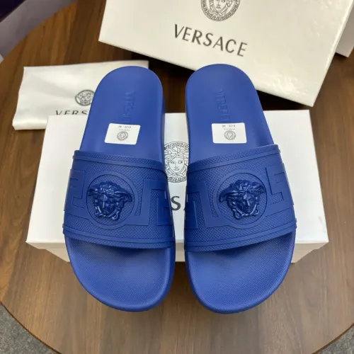 Replica Versace Slippers For Men #1408809 $48.00 USD for Wholesale