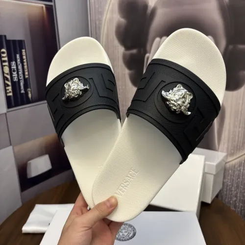 Replica Versace Slippers For Men #1408821 $48.00 USD for Wholesale