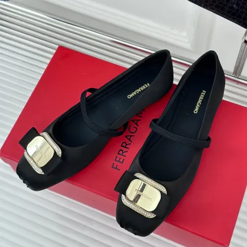 Salvatore Ferragamo Flat Shoes For Women #1408912 $102.00 USD, Wholesale Replica Salvatore Ferragamo Flat Shoes