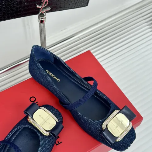 Replica Salvatore Ferragamo Flat Shoes For Women #1408913 $102.00 USD for Wholesale