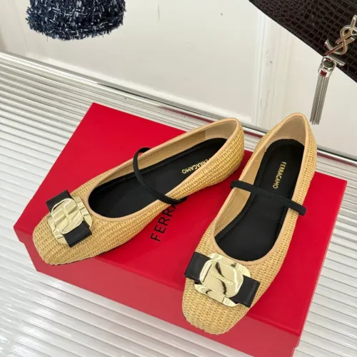 Salvatore Ferragamo Flat Shoes For Women #1408915 $102.00 USD, Wholesale Replica Salvatore Ferragamo Flat Shoes
