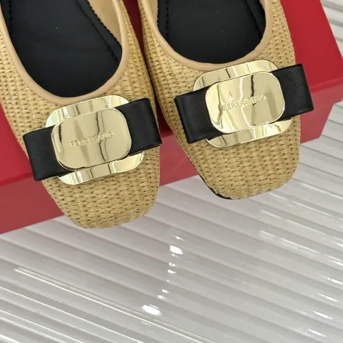 Replica Salvatore Ferragamo Flat Shoes For Women #1408915 $102.00 USD for Wholesale