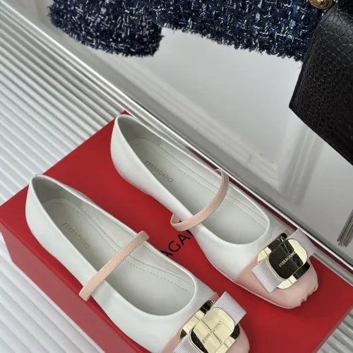 Replica Salvatore Ferragamo Flat Shoes For Women #1408916 $105.00 USD for Wholesale