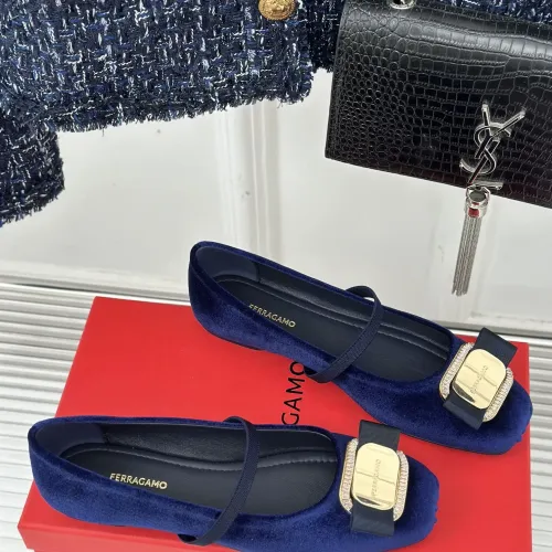 Replica Salvatore Ferragamo Flat Shoes For Women #1408918 $105.00 USD for Wholesale