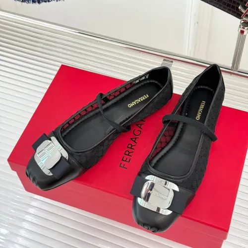 Salvatore Ferragamo Flat Shoes For Women #1408922 $108.00 USD, Wholesale Replica Salvatore Ferragamo Flat Shoes