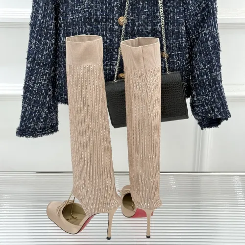 Replica Christian Louboutin Boots For Women #1408941 $150.00 USD for Wholesale