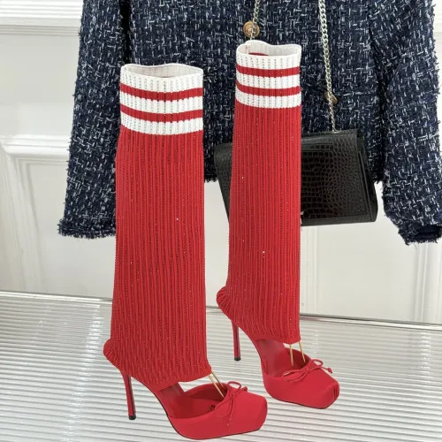 Christian Louboutin Boots For Women #1408942 $150.00 USD, Wholesale Replica Christian Louboutin Boots