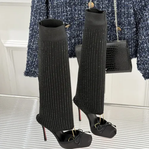 Christian Louboutin Boots For Women #1408943 $150.00 USD, Wholesale Replica Christian Louboutin Boots