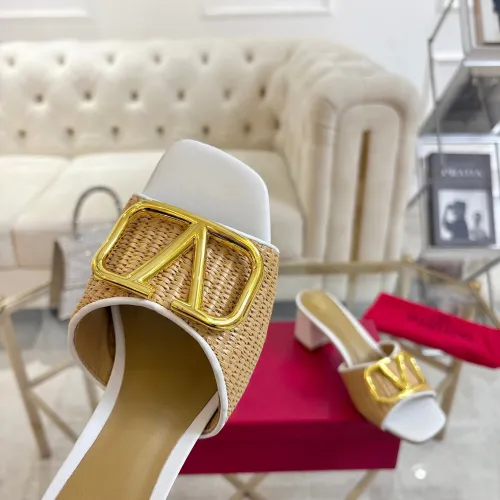 Replica Valentino Slippers For Women #1409015 $85.00 USD for Wholesale