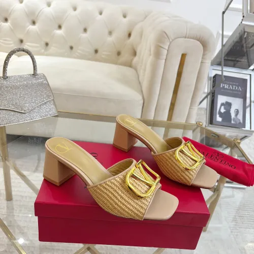 Replica Valentino Slippers For Women #1409016 $85.00 USD for Wholesale