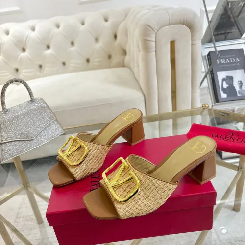 Valentino Slippers For Women #1409017 $85.00 USD, Wholesale Replica Valentino Slippers