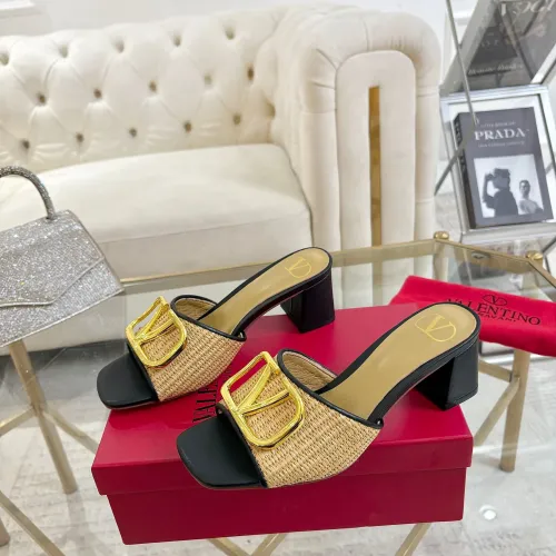 Valentino Slippers For Women #1409018 $85.00 USD, Wholesale Replica Valentino Slippers
