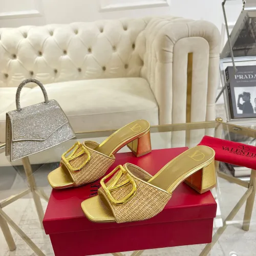 Valentino Slippers For Women #1409019 $85.00 USD, Wholesale Replica Valentino Slippers