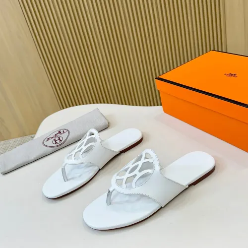 Replica Hermes Slippers For Women #1409025 $82.00 USD for Wholesale