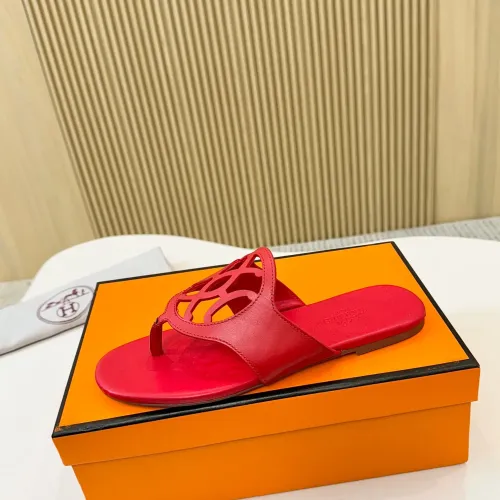 Replica Hermes Slippers For Women #1409029 $82.00 USD for Wholesale
