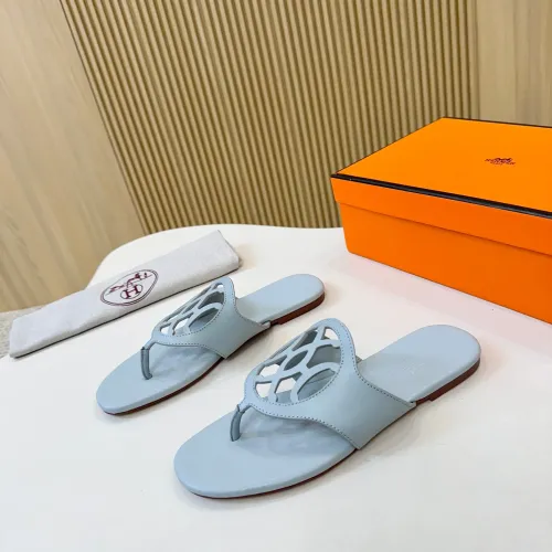 Replica Hermes Slippers For Women #1409031 $82.00 USD for Wholesale