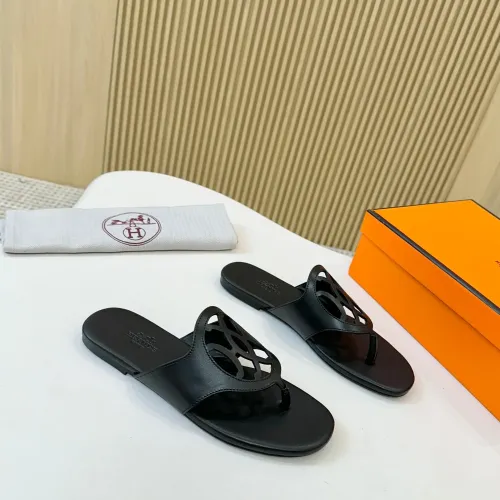 Replica Hermes Slippers For Women #1409034 $82.00 USD for Wholesale