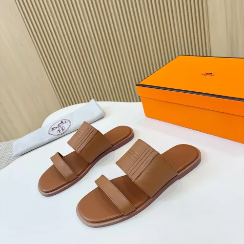 Replica Hermes Slippers For Women #1409040 $82.00 USD for Wholesale