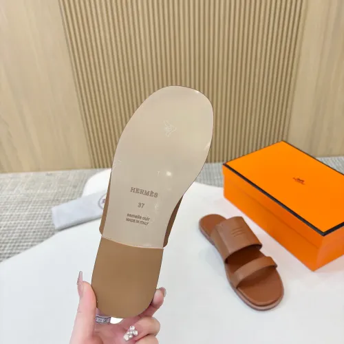 Replica Hermes Slippers For Women #1409040 $82.00 USD for Wholesale