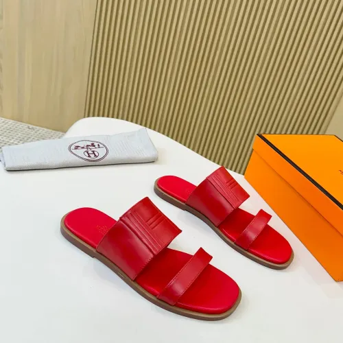 Replica Hermes Slippers For Women #1409043 $82.00 USD for Wholesale