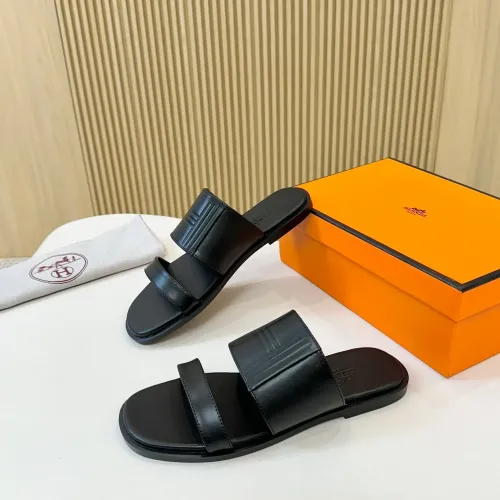 Replica Hermes Slippers For Women #1409045 $82.00 USD for Wholesale