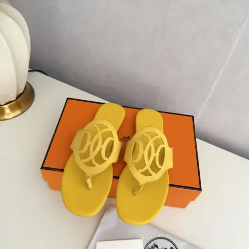 Replica Hermes Slippers For Women #1409051 $82.00 USD for Wholesale