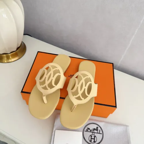 Replica Hermes Slippers For Women #1409052 $82.00 USD for Wholesale