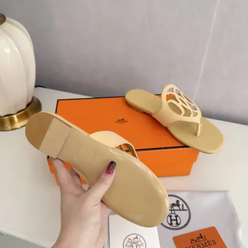 Replica Hermes Slippers For Women #1409052 $82.00 USD for Wholesale