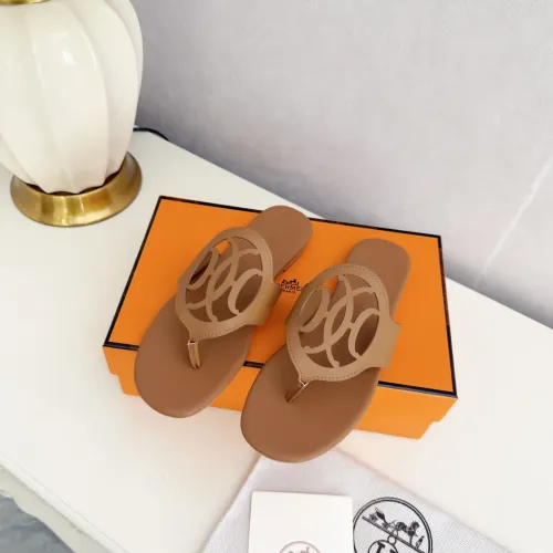 Replica Hermes Slippers For Women #1409053 $82.00 USD for Wholesale