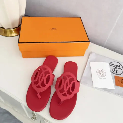 Replica Hermes Slippers For Women #1409057 $82.00 USD for Wholesale
