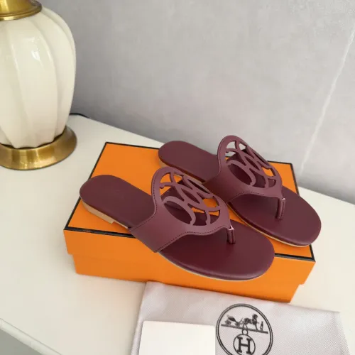 Replica Hermes Slippers For Women #1409059 $82.00 USD for Wholesale