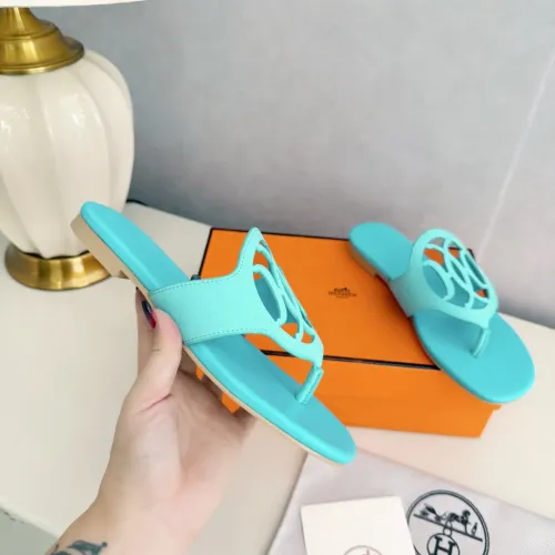 Replica Hermes Slippers For Women #1409061 $82.00 USD for Wholesale
