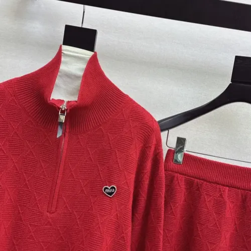 Replica MIU MIU Tracksuits Long Sleeved For Women #1409103 $162.00 USD for Wholesale