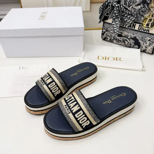Christian Dior Slippers For Women #1409177 $85.00 USD, Wholesale Replica Christian Dior Slippers