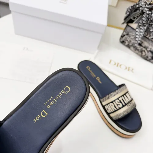 Replica Christian Dior Slippers For Women #1409177 $85.00 USD for Wholesale