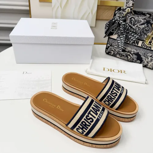 Replica Christian Dior Slippers For Women #1409178 $85.00 USD for Wholesale