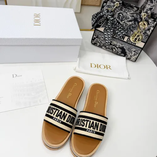 Replica Christian Dior Slippers For Women #1409179 $85.00 USD for Wholesale